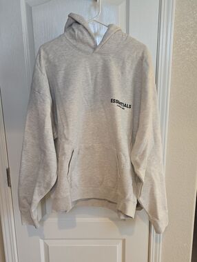 Essentials Men's Hoodie Light Oatmeal